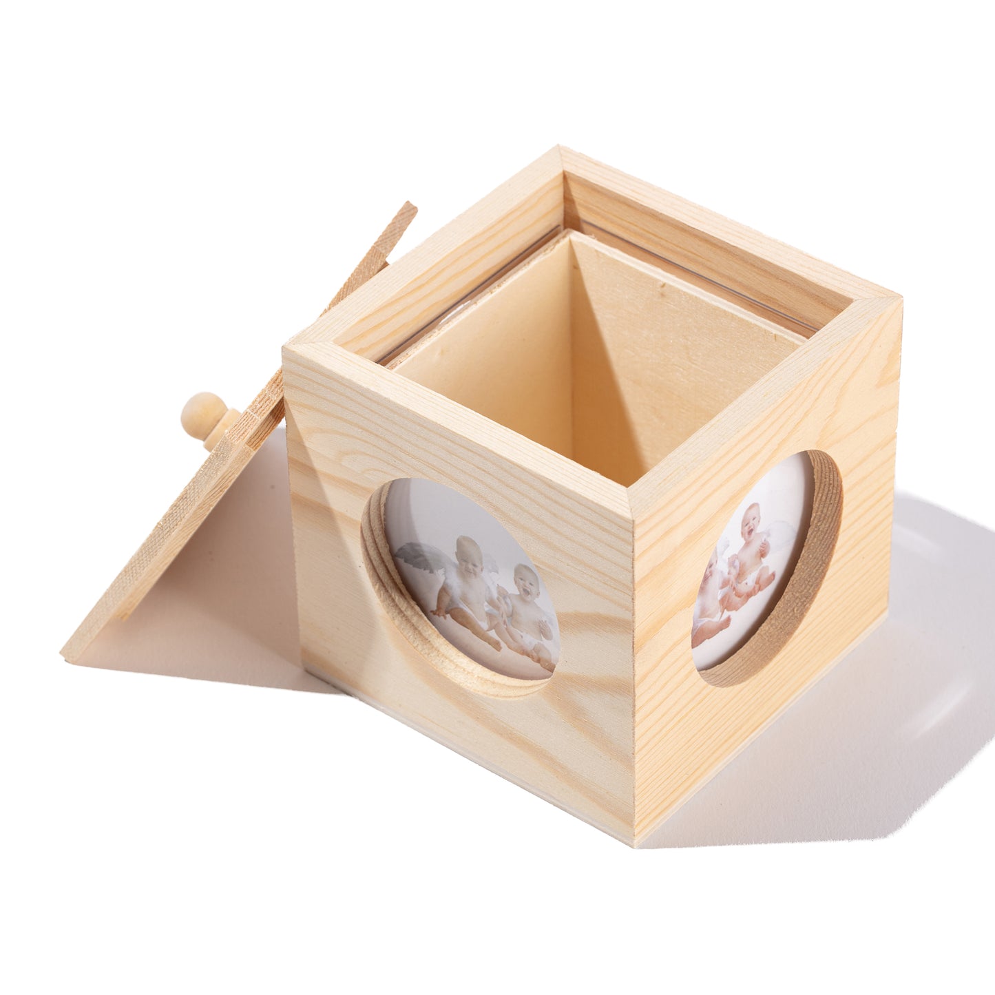 Wooden Photo Boxes (6 Pack)