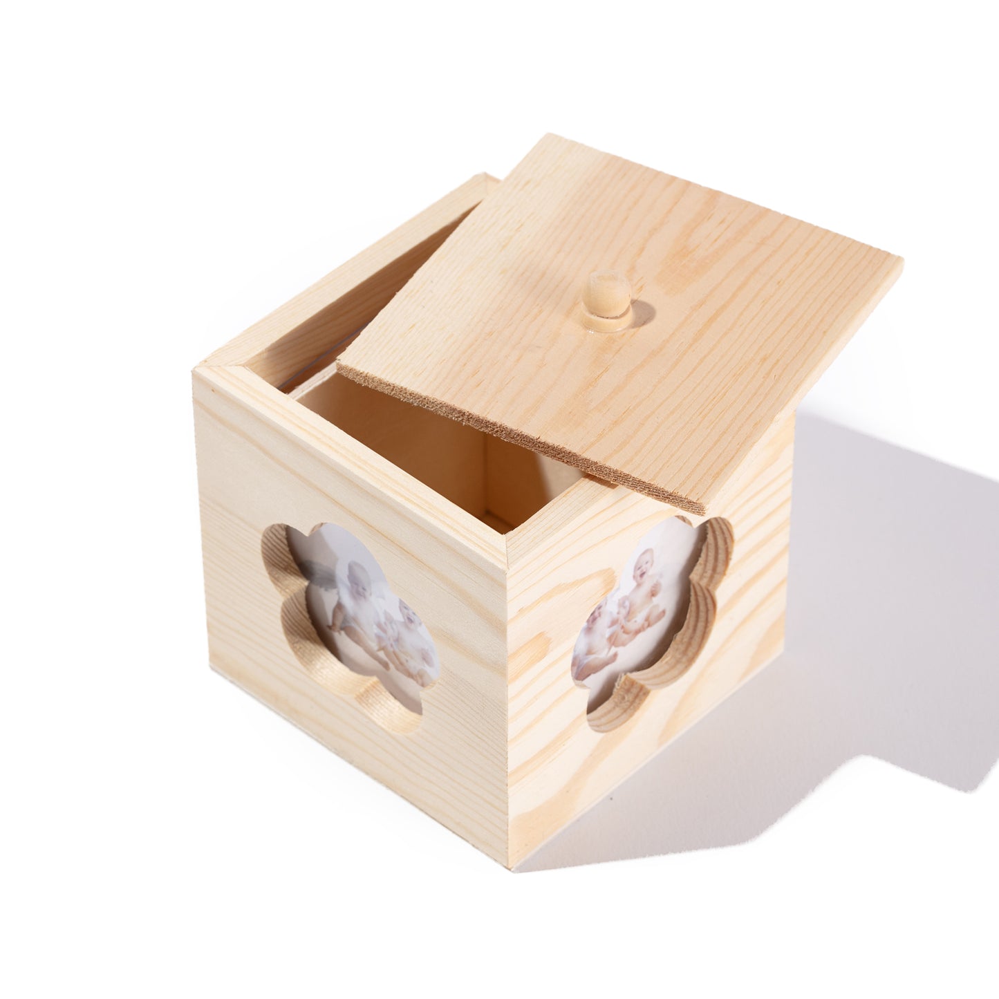 Wooden Photo Boxes (6 Pack)