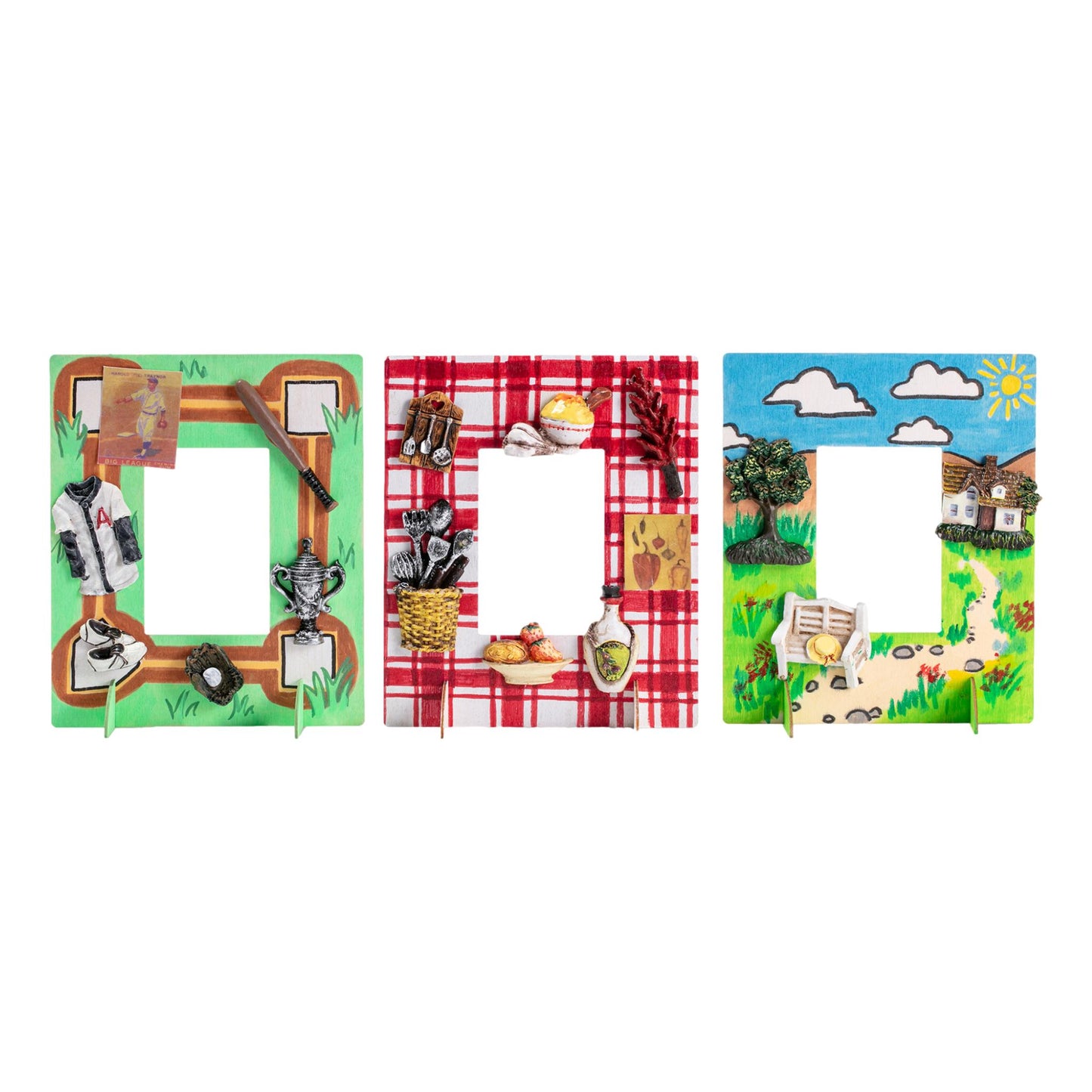 Wooden Rectangle Picture Frames (12 Pack)