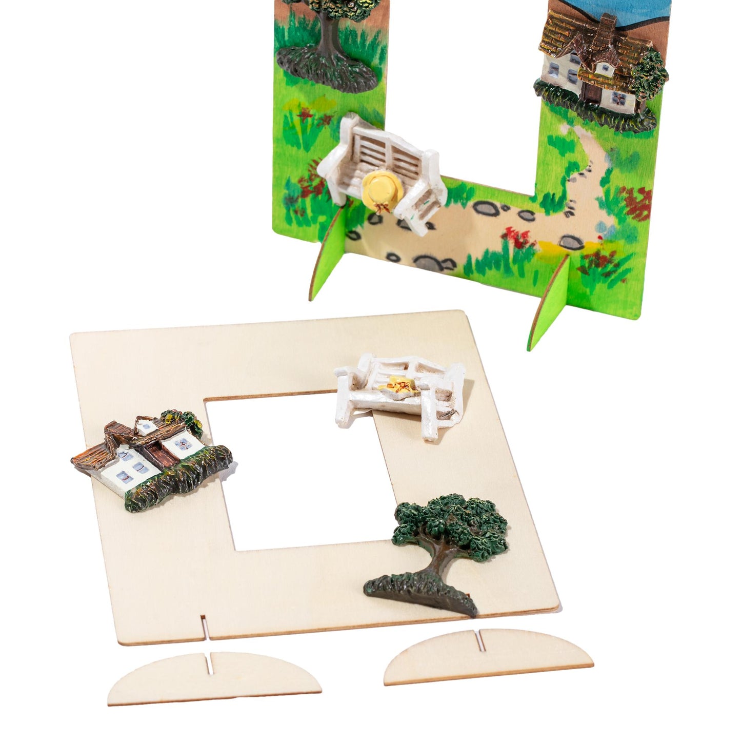 Wooden Rectangle Picture Frames (12 Pack)