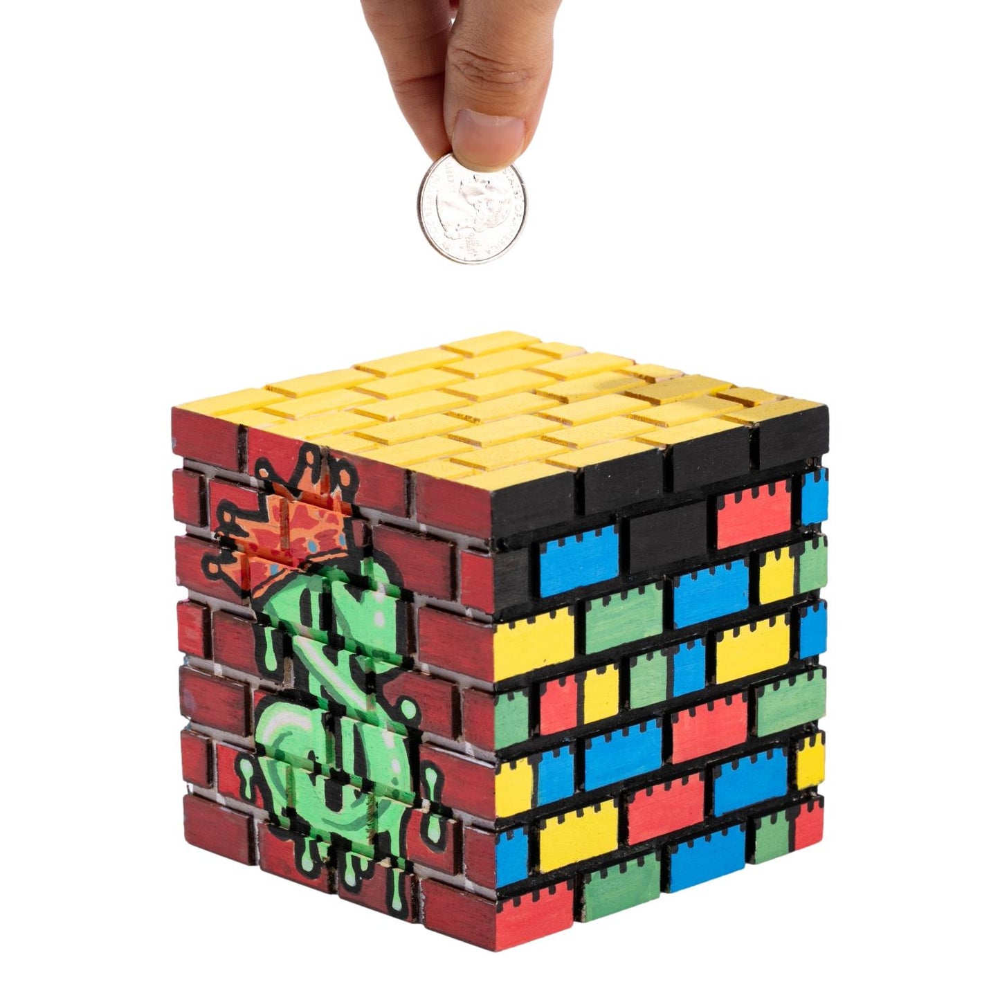 Wooden Brick Banks (12 Pack)