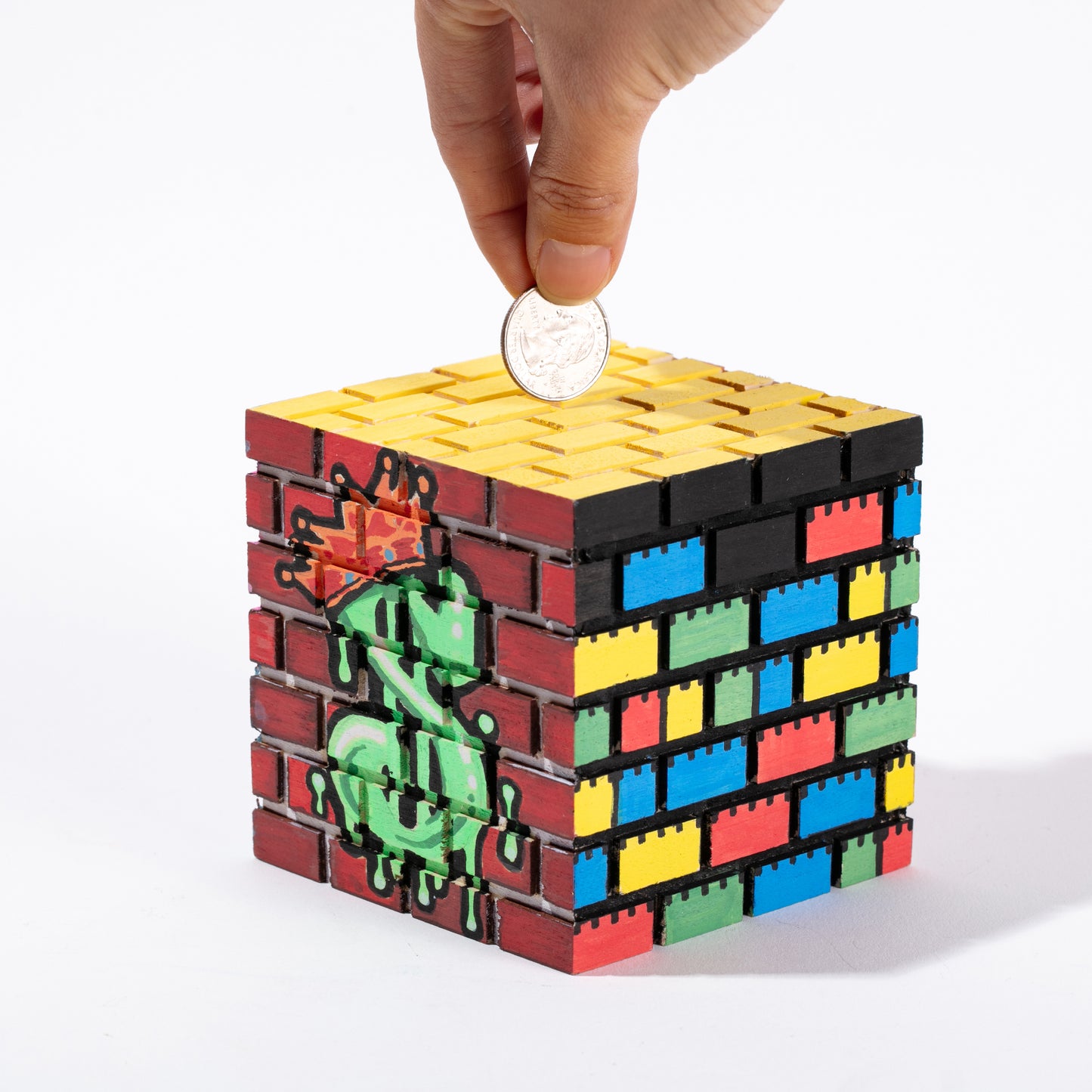 Wooden Brick Banks (12 Pack)