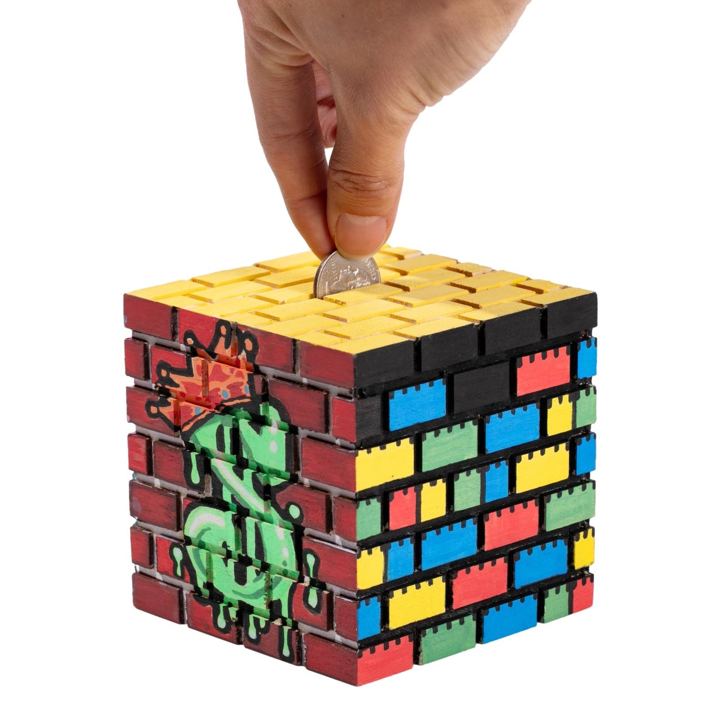 Wooden Brick Banks (12 Pack)