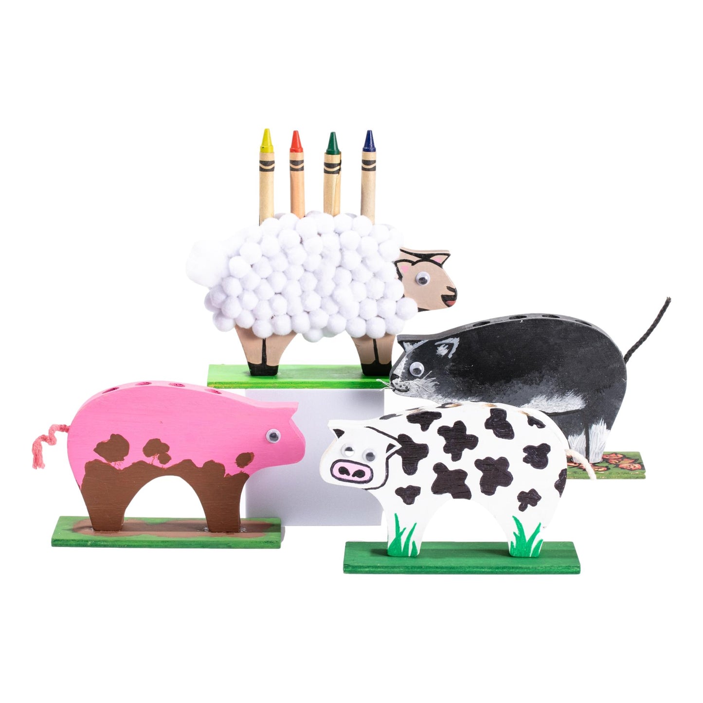 DIY Animal Crayon Holders (12 Pack)