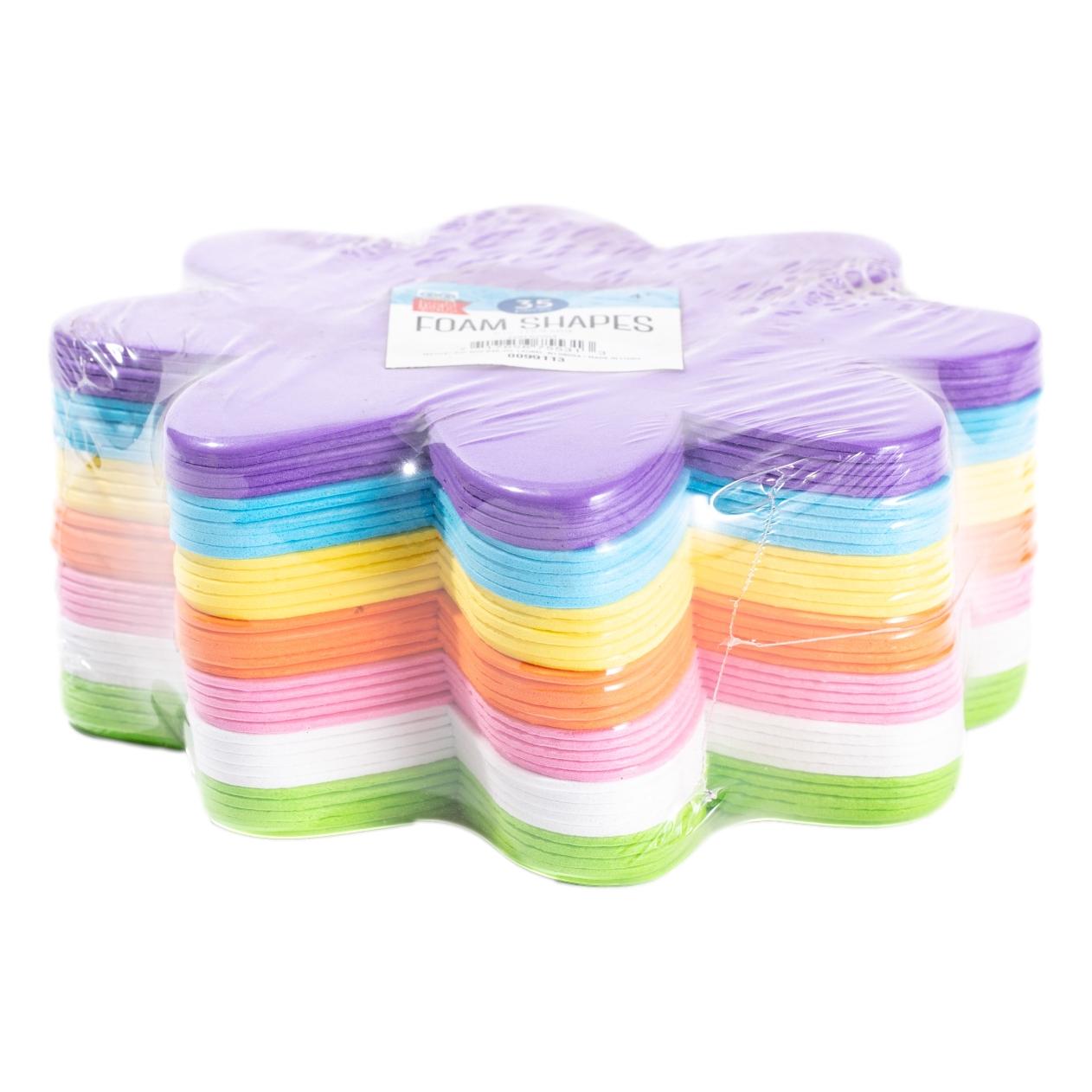 Foam Flower Shapes (35 Pack)