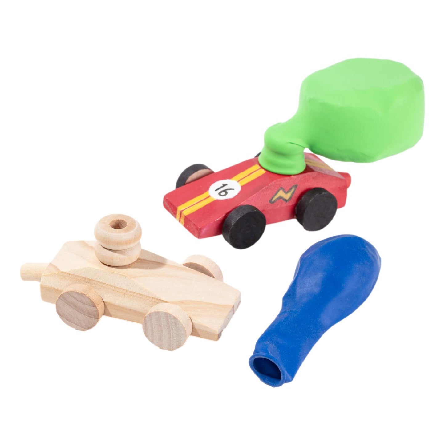 Balloon Powered Race Cars (12 Pack)