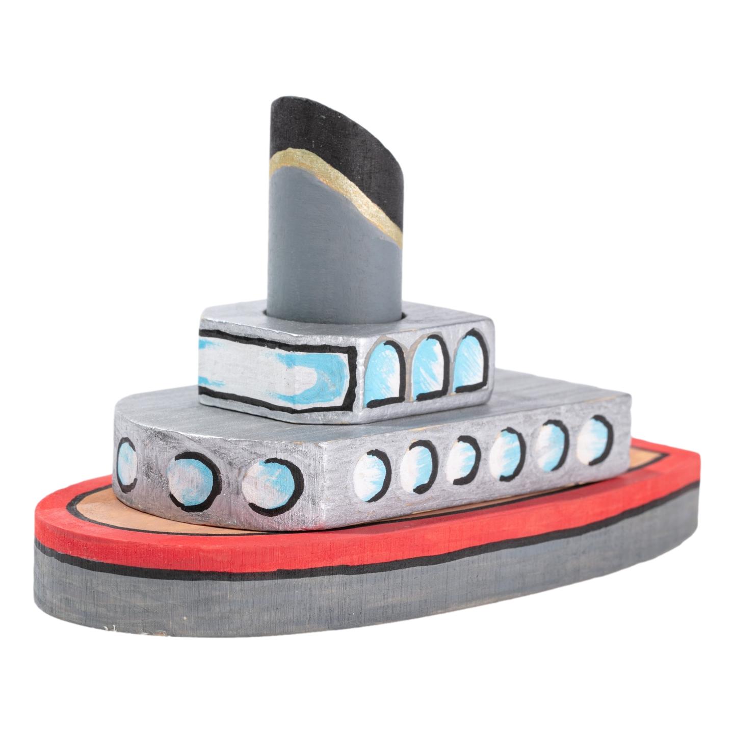 DIY Wooden Tugboats (12 Pack)