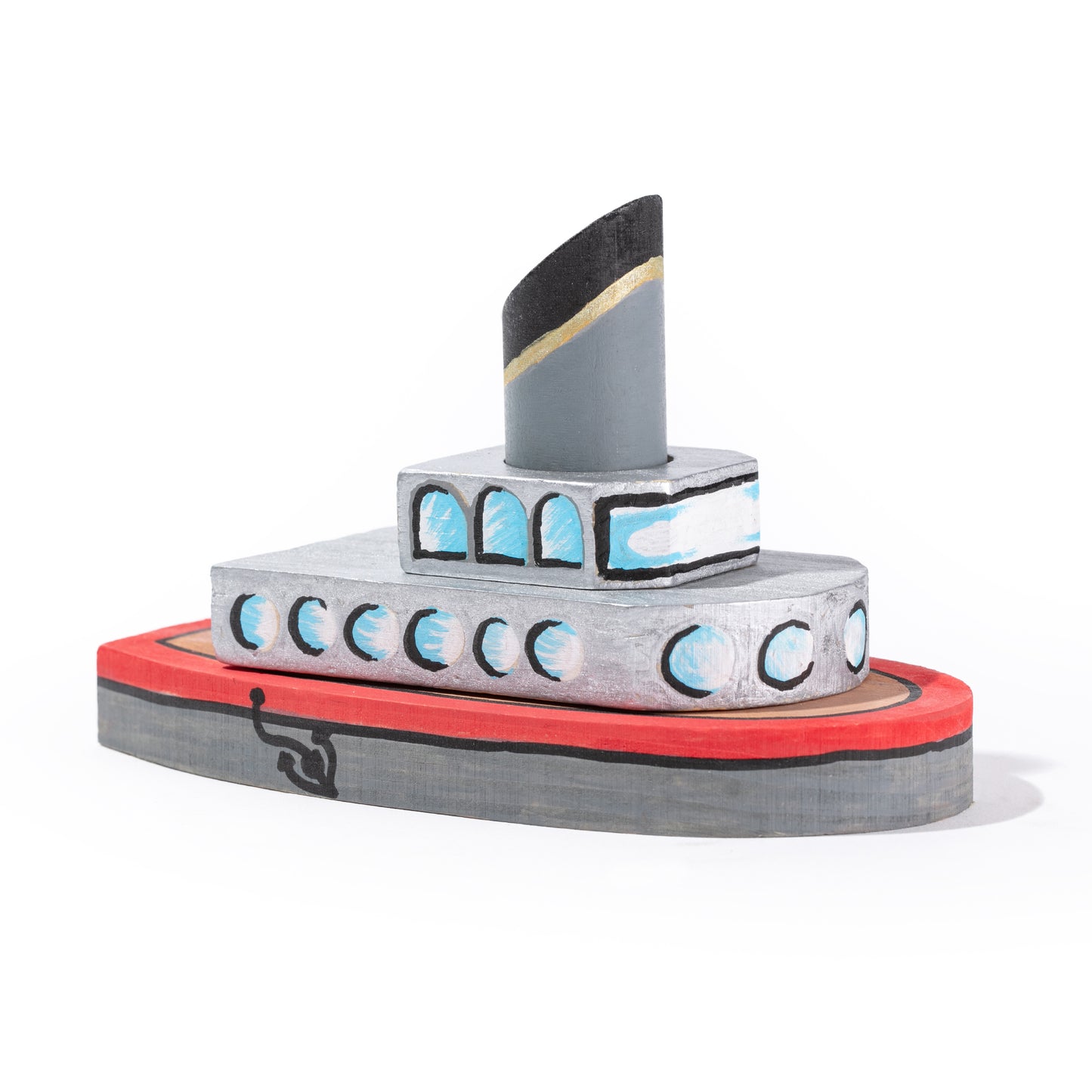 DIY Wooden Tugboats (12 Pack)
