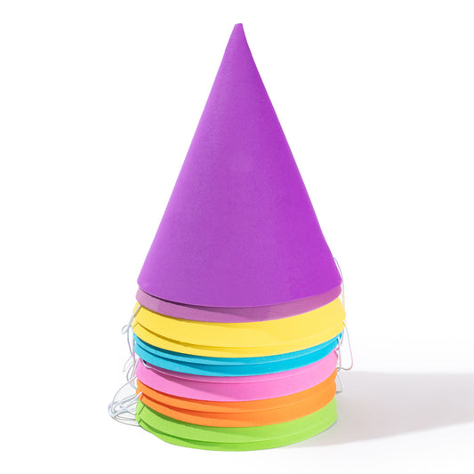DIY Foam Birthday Hats (12 Pack)