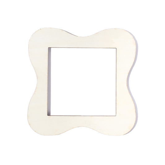 Wooden Wavy Picture Frames (12 Pack)