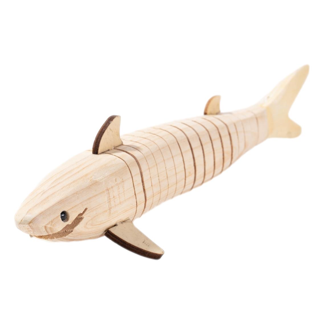 Flexible Wooden Sharks (12 Pack)