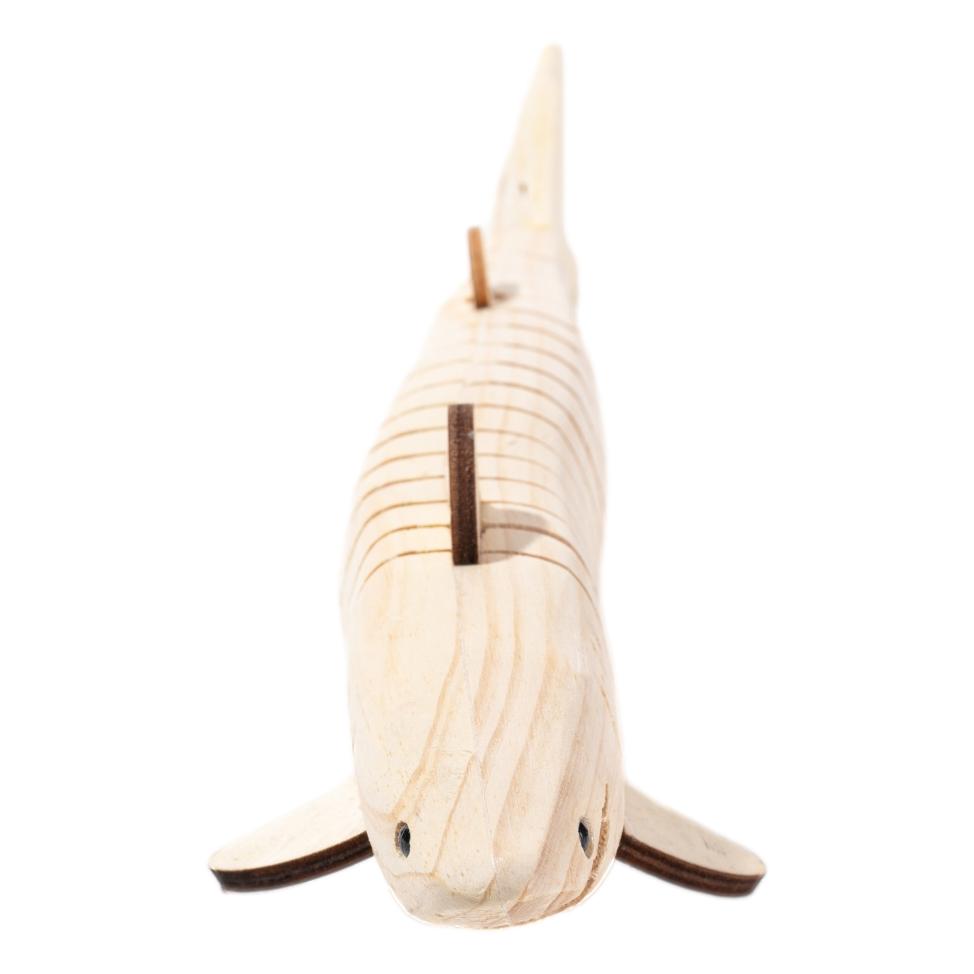 Flexible Wooden Sharks (12 Pack)