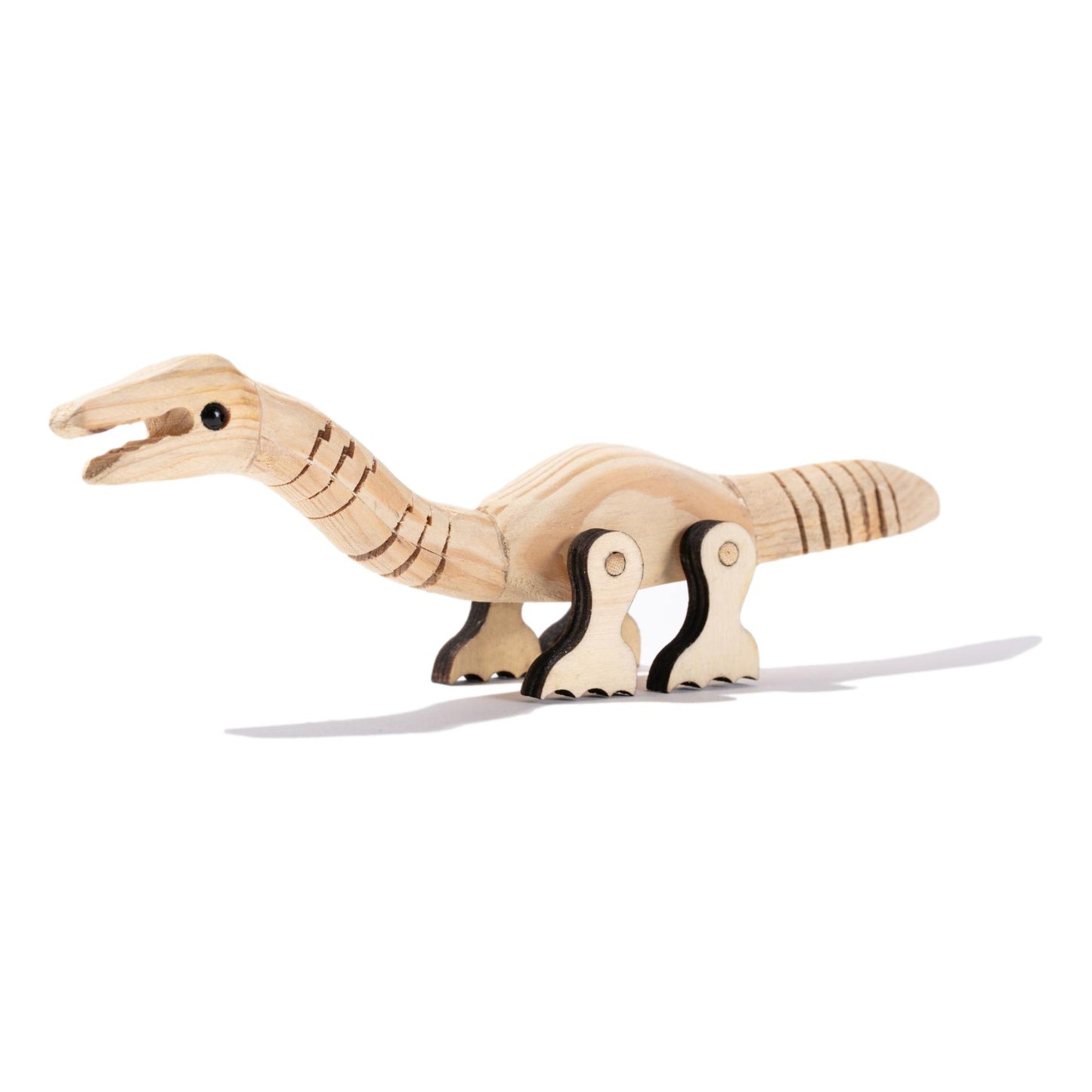 Flexible Wooden Dinosaurs (12 Pack)