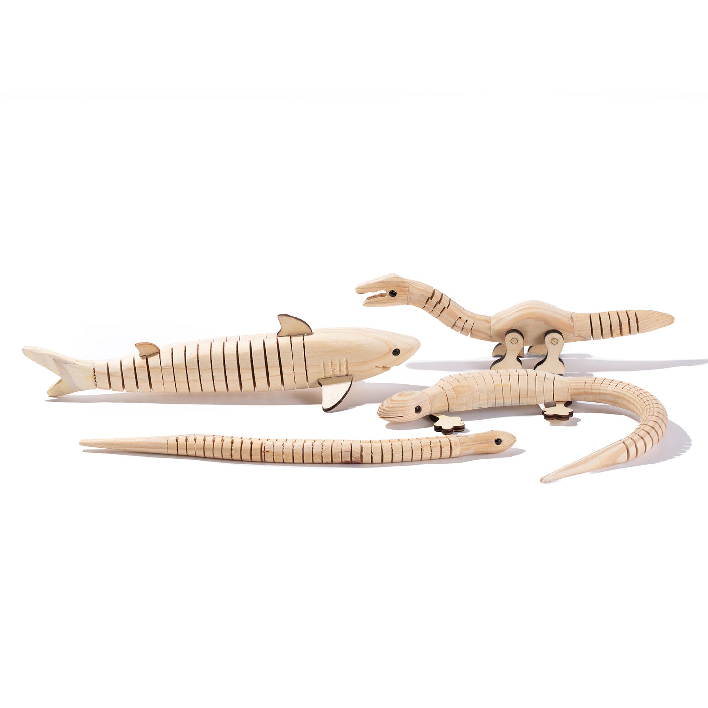 Flexible Wooden Dinosaur - Each