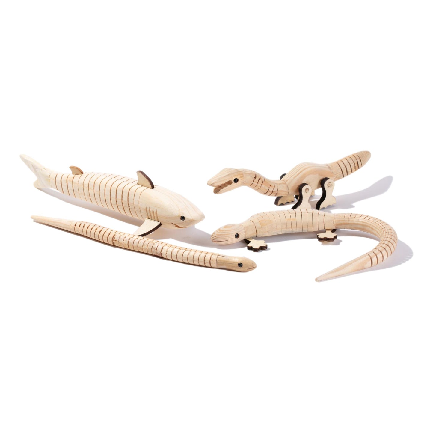 Flexible Wooden Lizard - Each