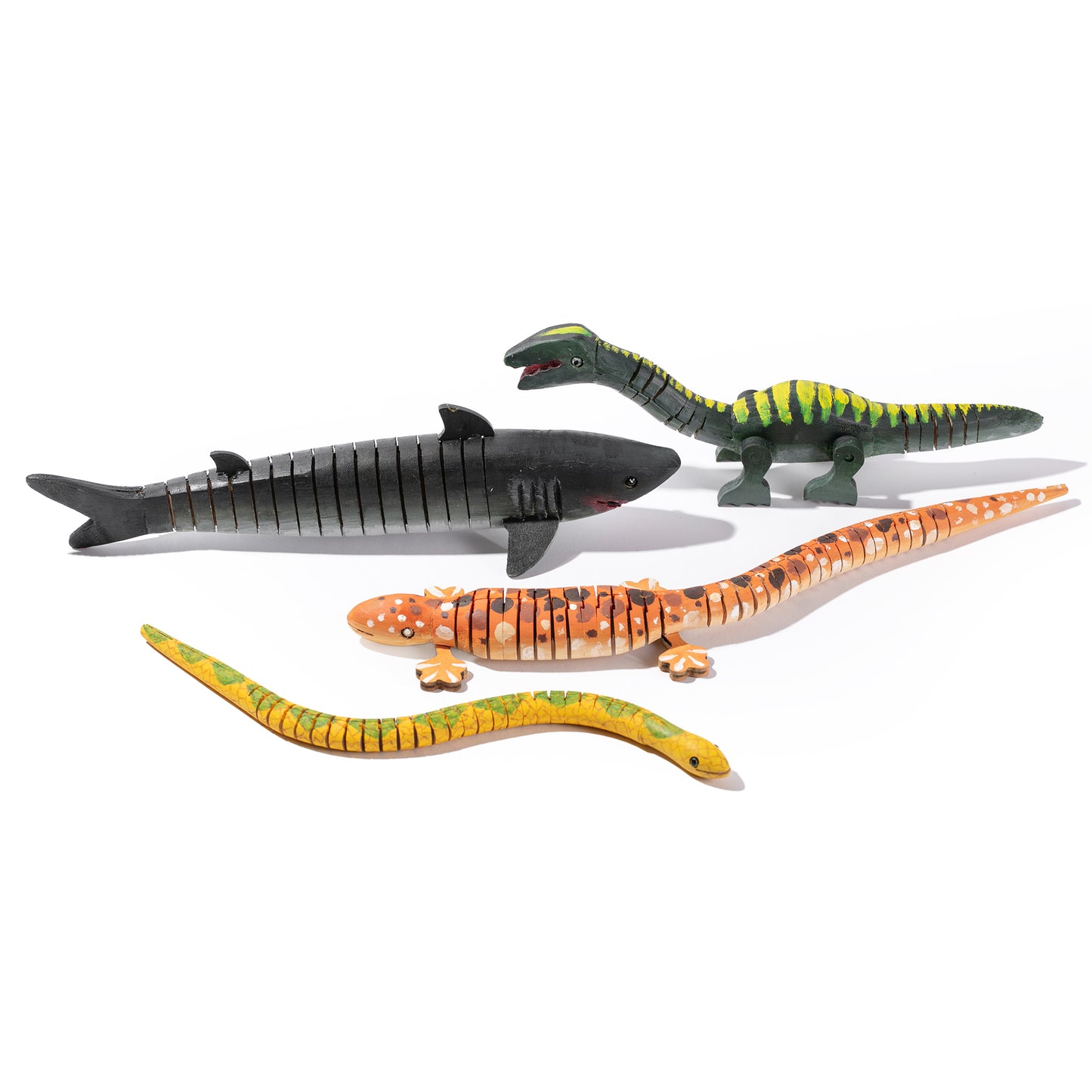 Flexible Wooden Dinosaur - Each