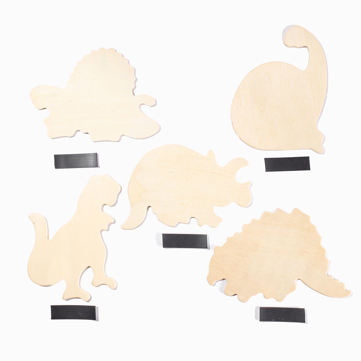 DIY Wooden Dinosaur Magnets (24 Pack)