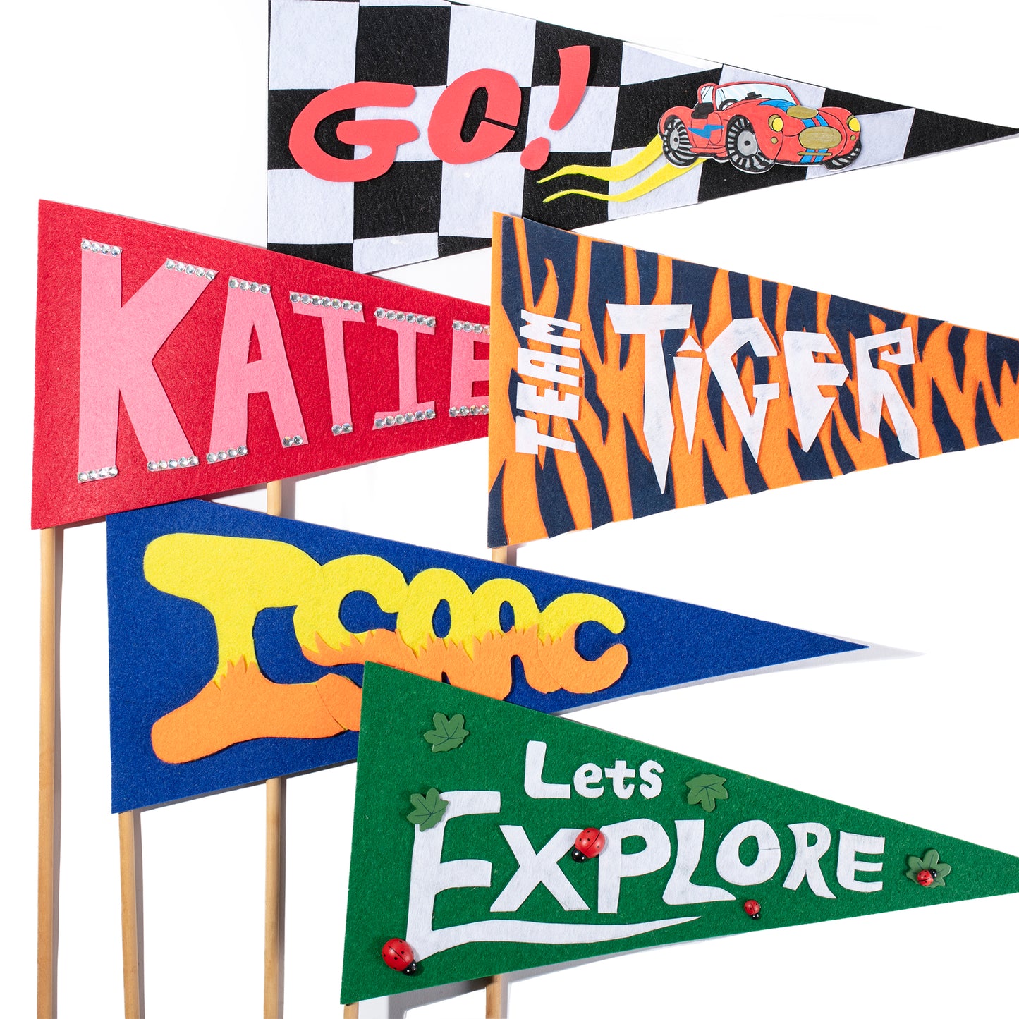 DIY Felt Pennants (12 Pack)