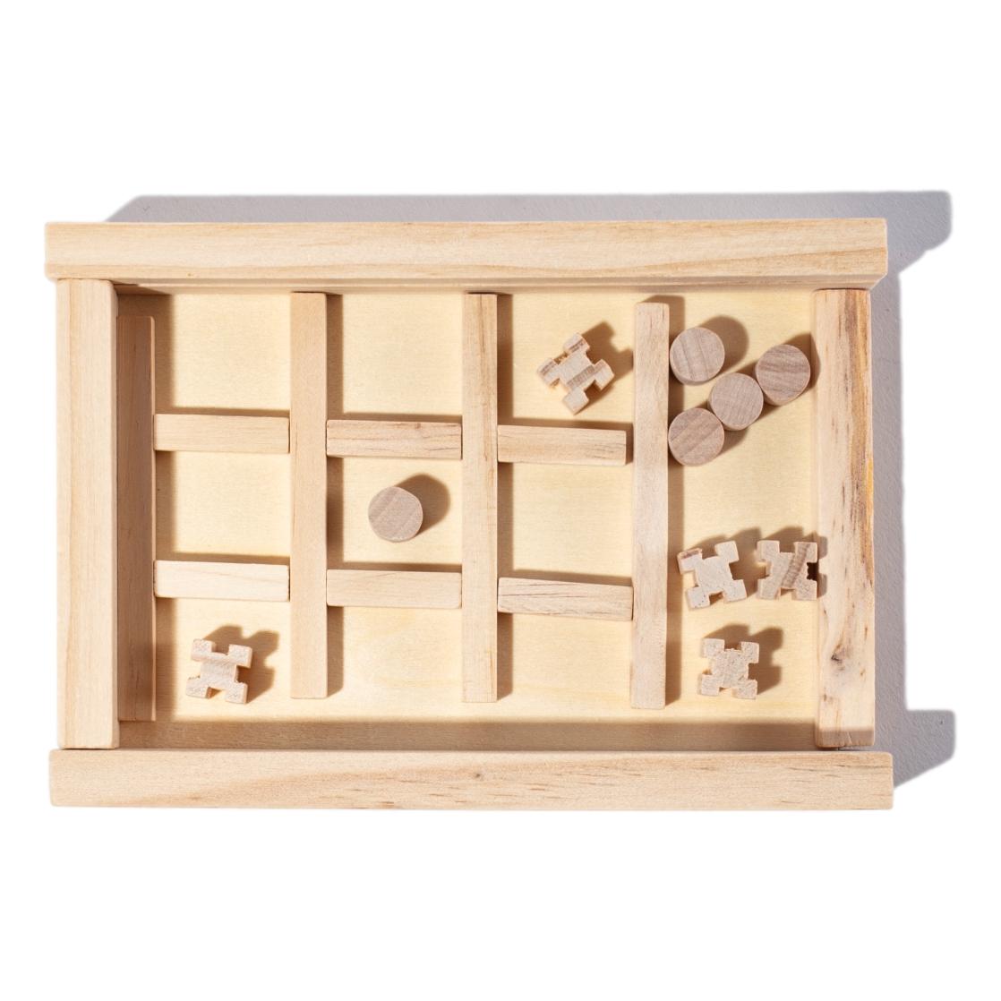 DIY Wooden Tic-Tac-Toe Craft Kit (12 Pack)
