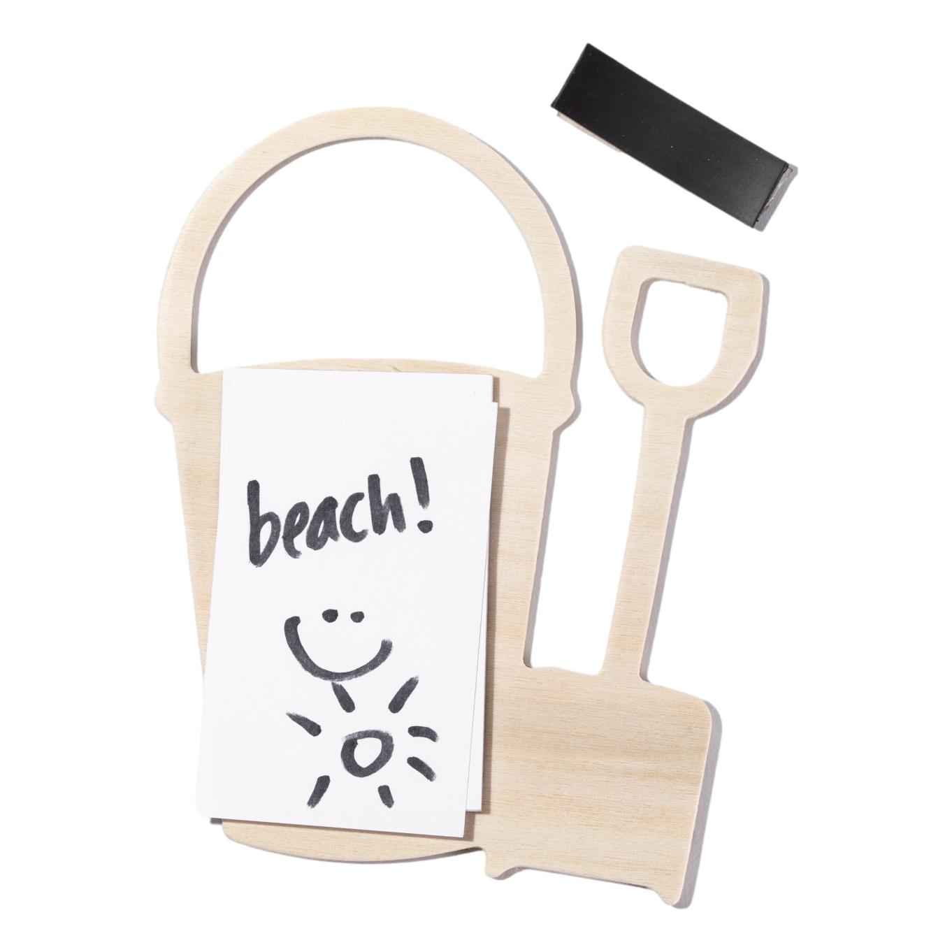 Pail and Shovel Memo Pad Magnets (12 Pack)