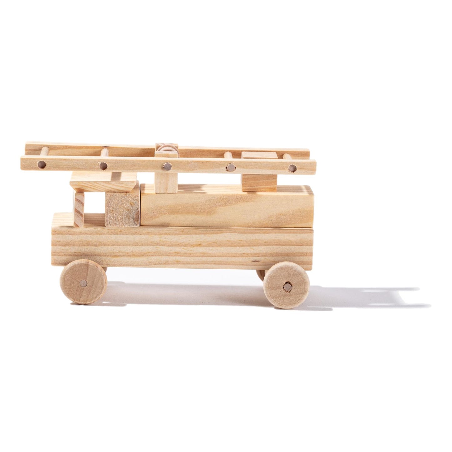 Wooden Fire Truck Craft Kit (12 Pack)