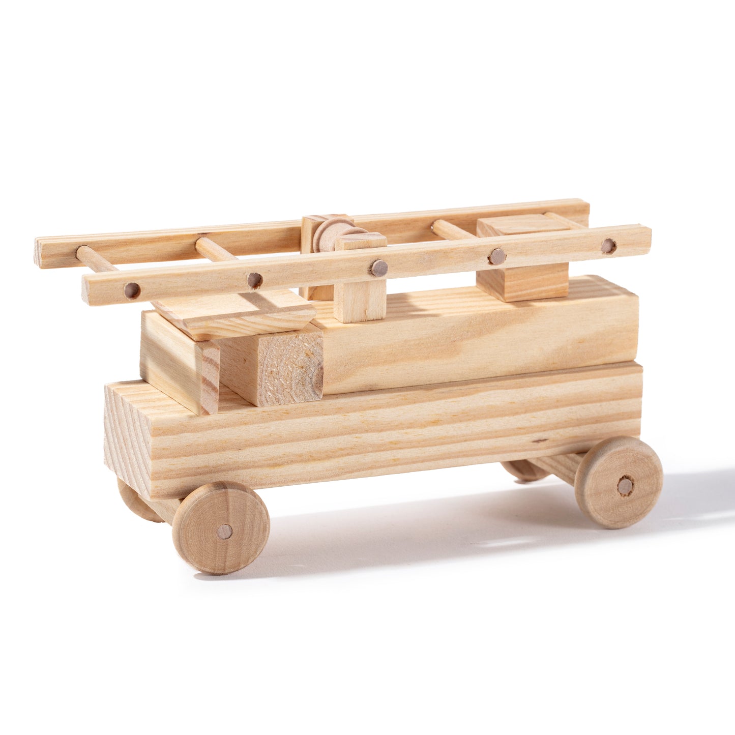 Wooden Fire Truck Craft Kit (12 Pack)