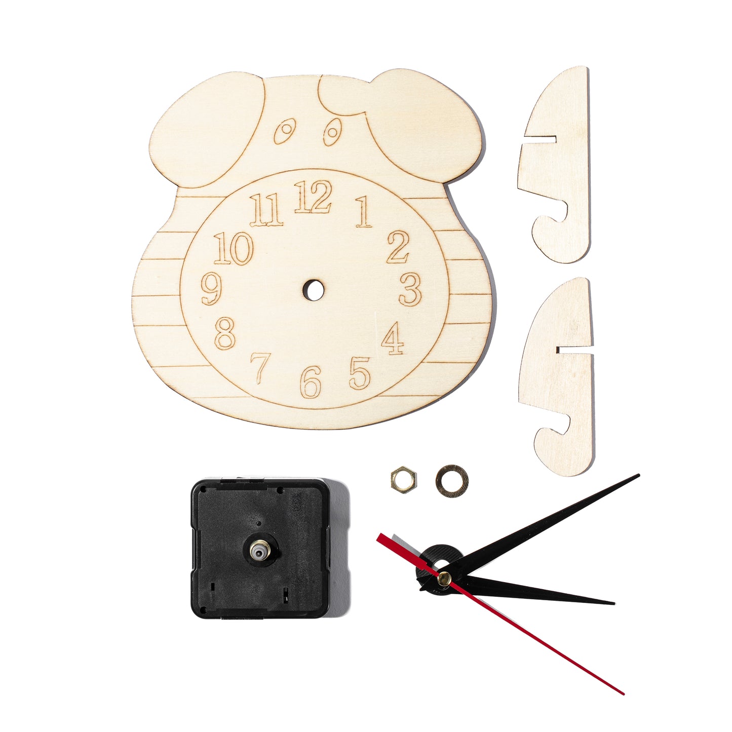 DIY Wooden Alarm Clock Clocks (6 Pack)