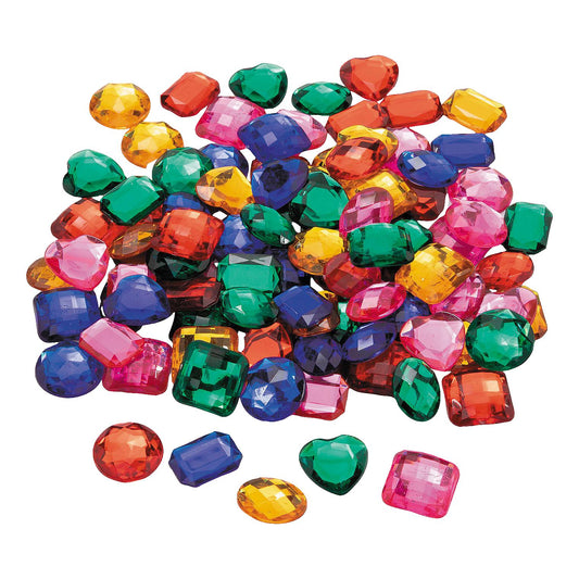 Jumbo Self-Adhesive Jewels (100 Pack)