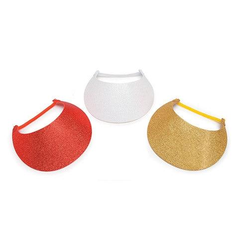 Glitter Foam Visors (6 Pack) - EconoCrafts