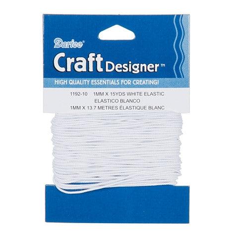 Elastic Cord - 1 mm (15 Yards) - EconoCrafts