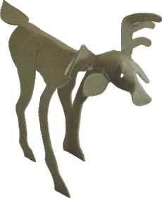 Wild Animal Sculpture Cards (24 Pack) - EconoCrafts