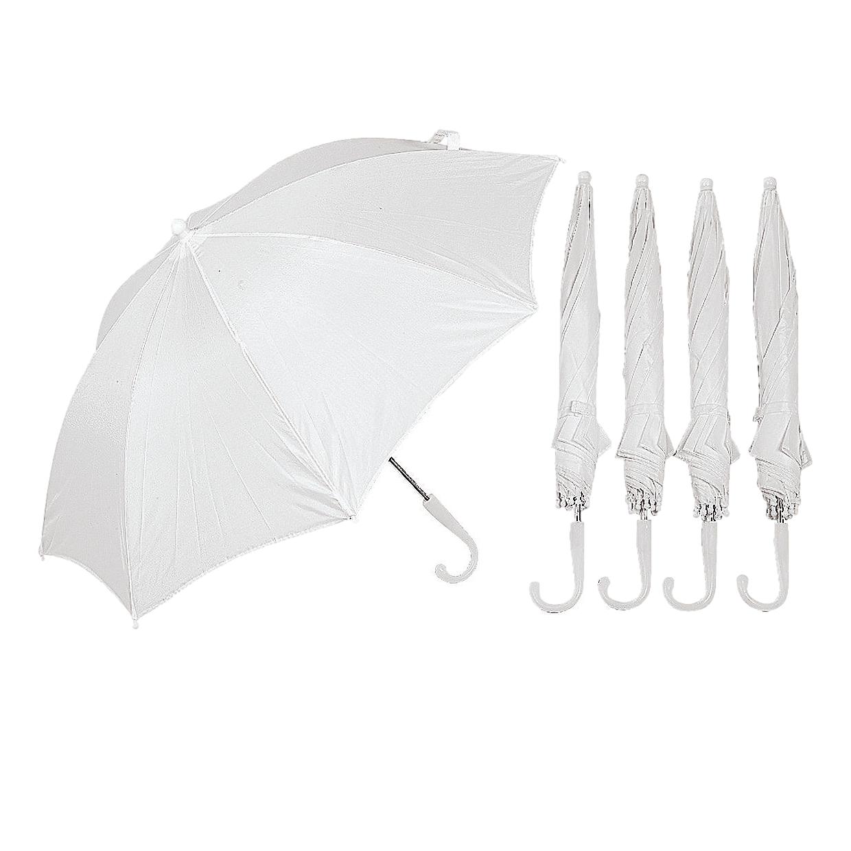 DIY White Umbrellas (6 Pack)