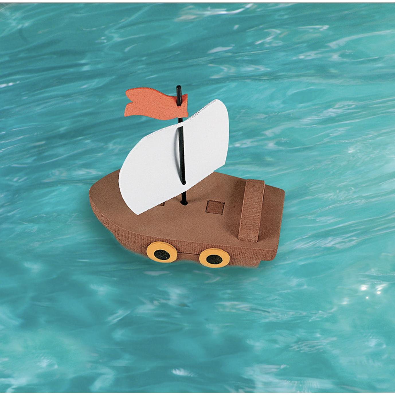 3D Floating Foam Ship Craft Kit (12 Pack) - EconoCrafts