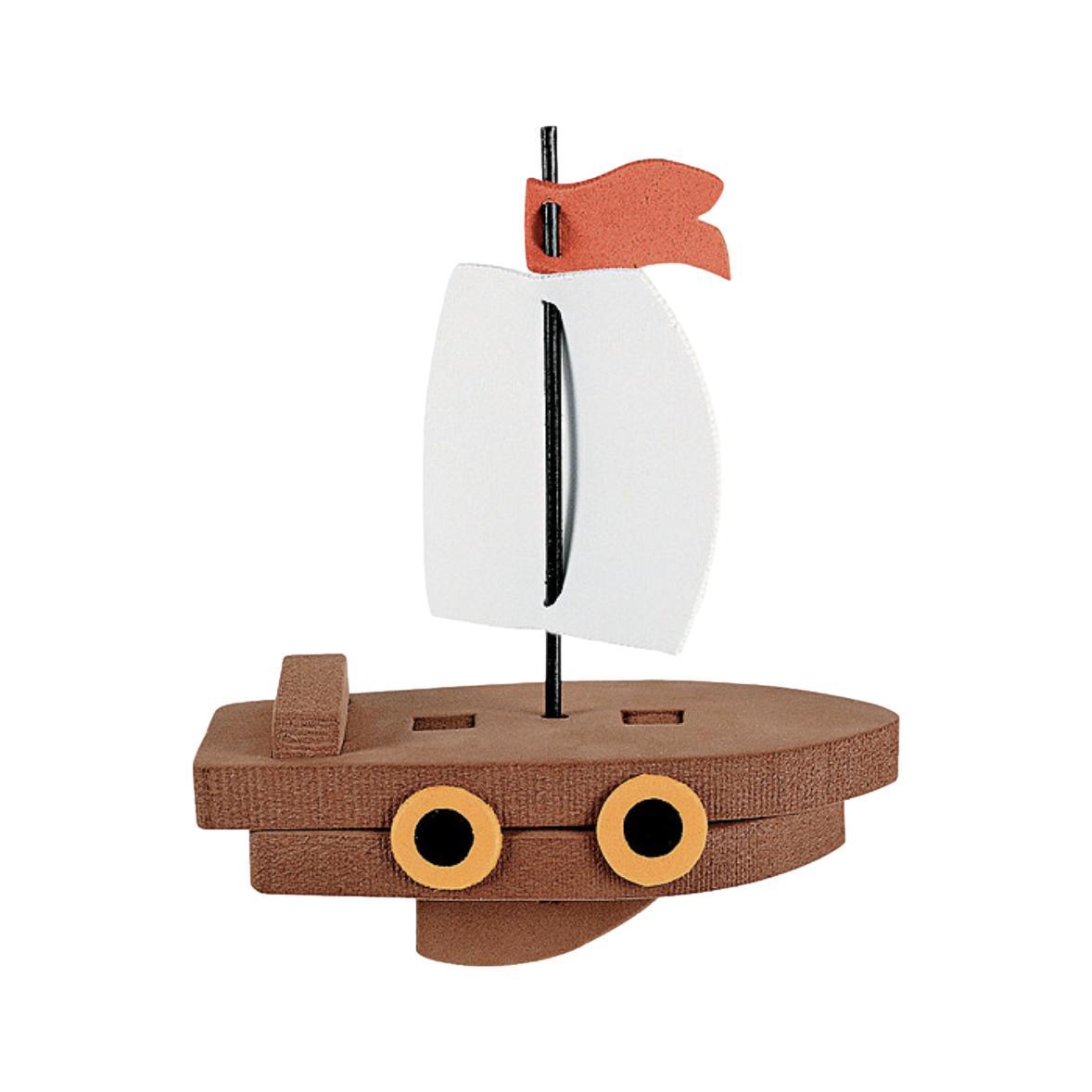3D Floating Foam Ship Craft Kit (12 Pack) - EconoCrafts