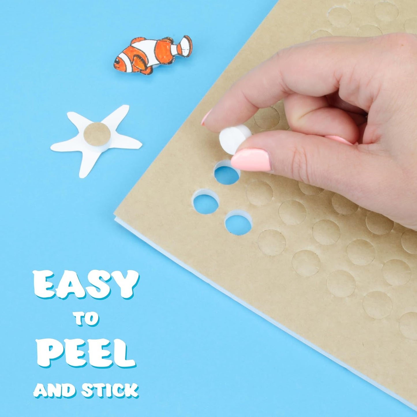 3D Round Foam Dots (200 Pack)