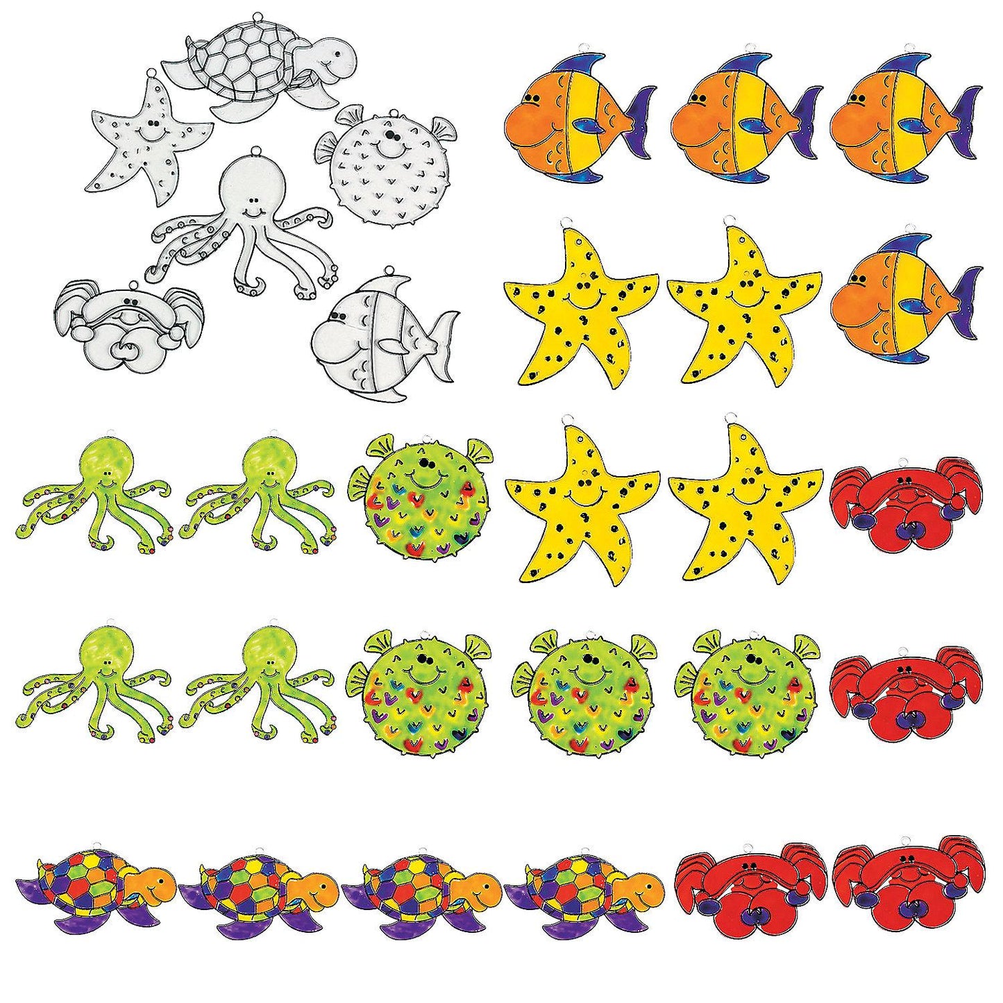 Under the Sea Suncatchers (24 Pack)