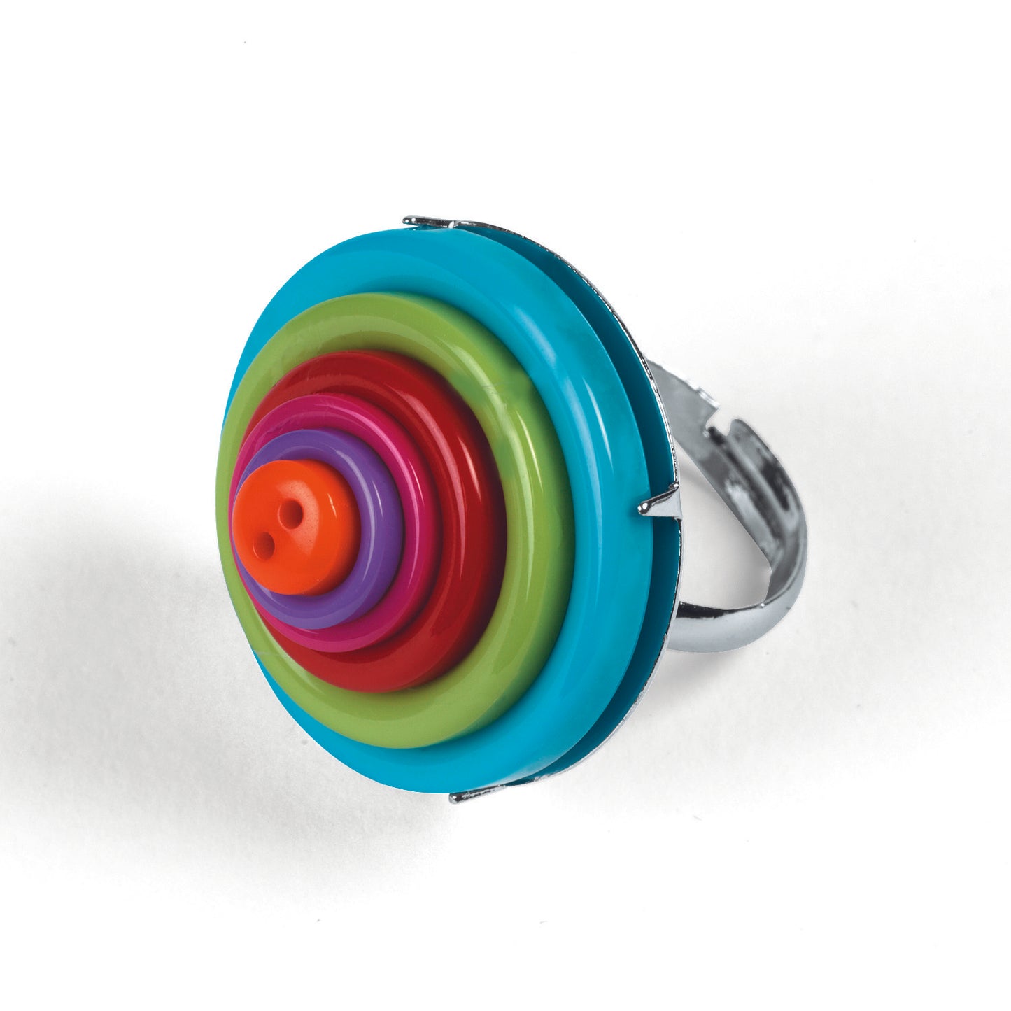 DIY Button Ring Craft Kit (12 Pack)