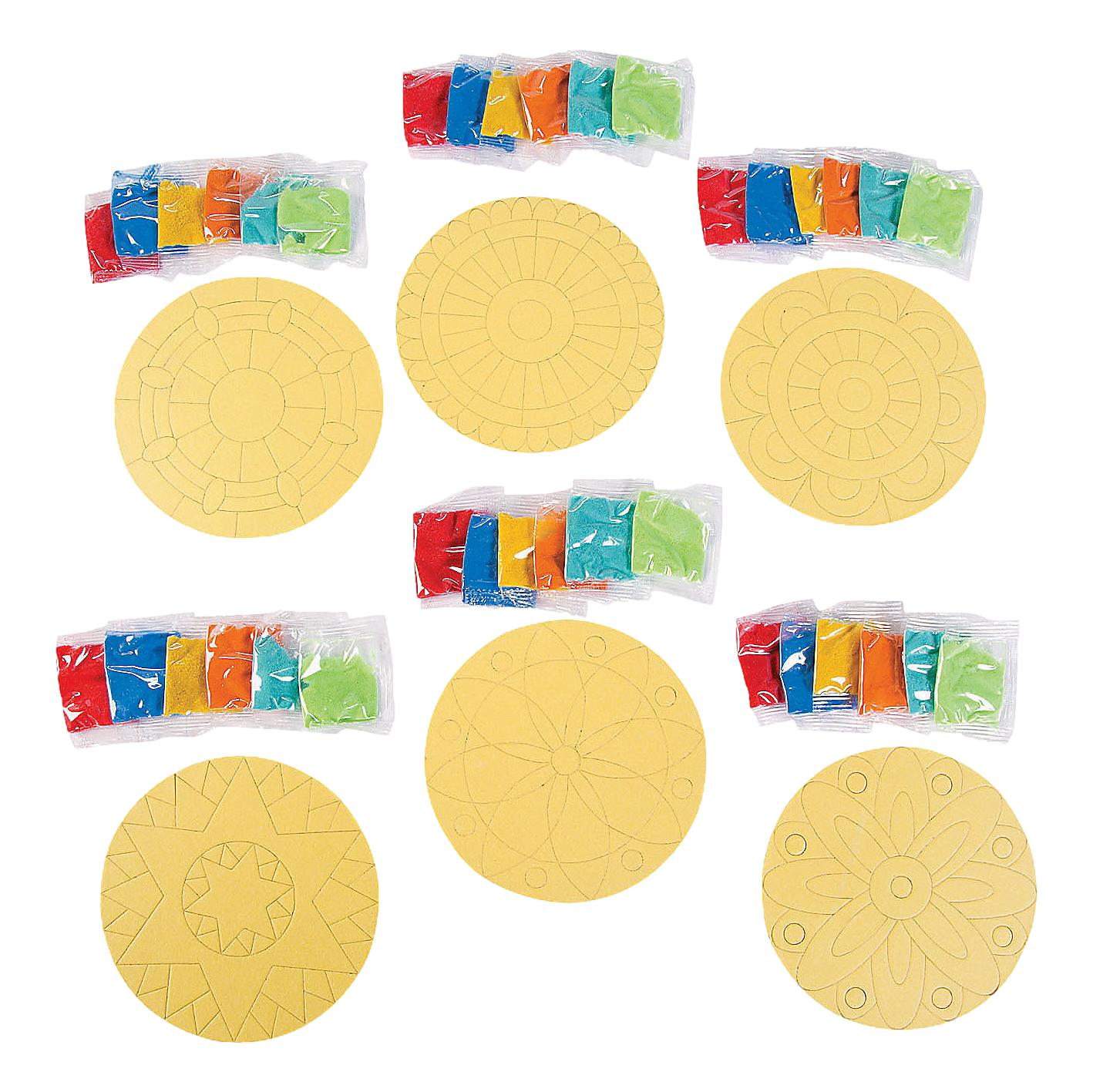 Mandala Sand Art Pictures (24 Pack)