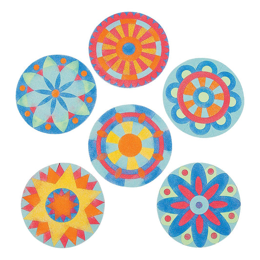 Mandala Sand Art Pictures (24 Pack)