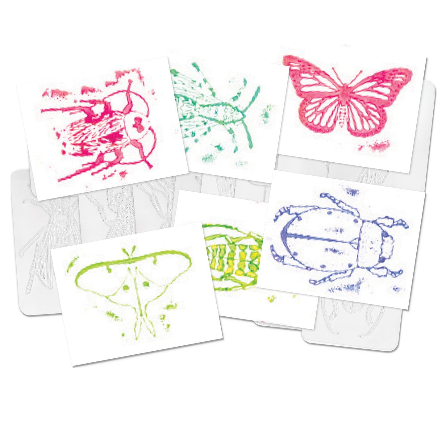 Insects Rubbing Plates (Set of 16)
