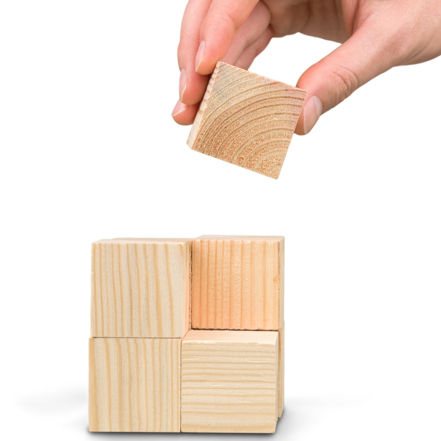 Wooden Cubes (100 Pack)