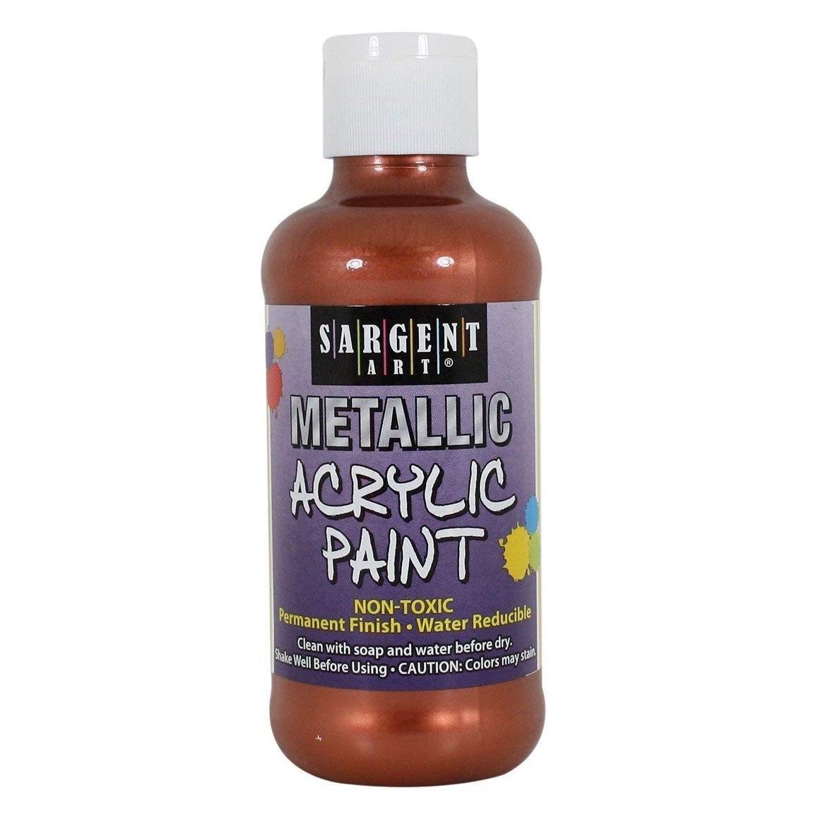 Sargent Art Metallic Acrylic Paint - 4 Pack - EconoCrafts