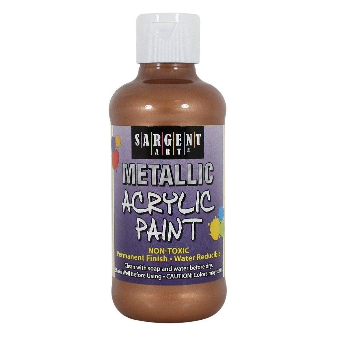 Sargent Art Metallic Acrylic Paint - 4 Pack - EconoCrafts