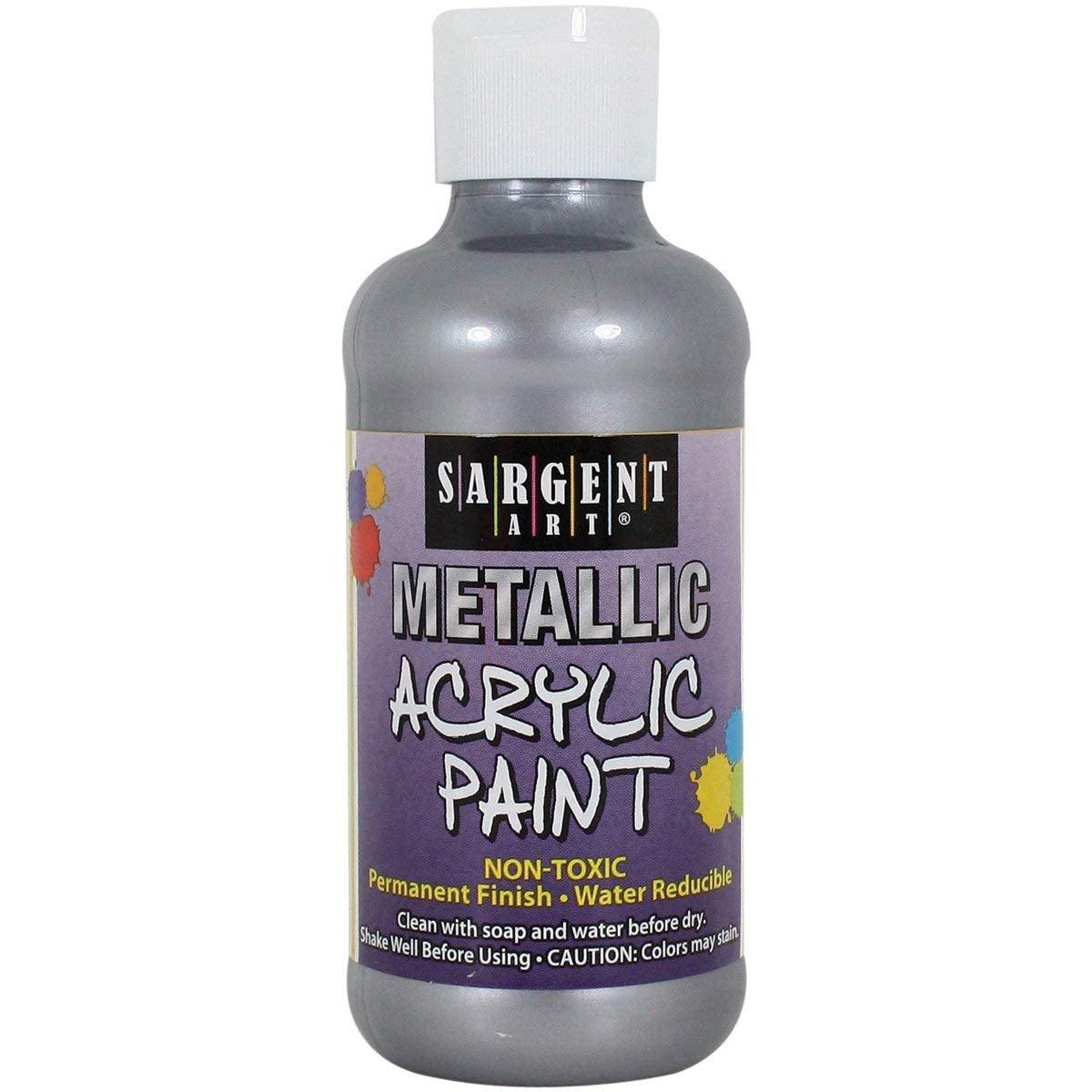Sargent Art Metallic Acrylic Paint - 4 Pack - EconoCrafts