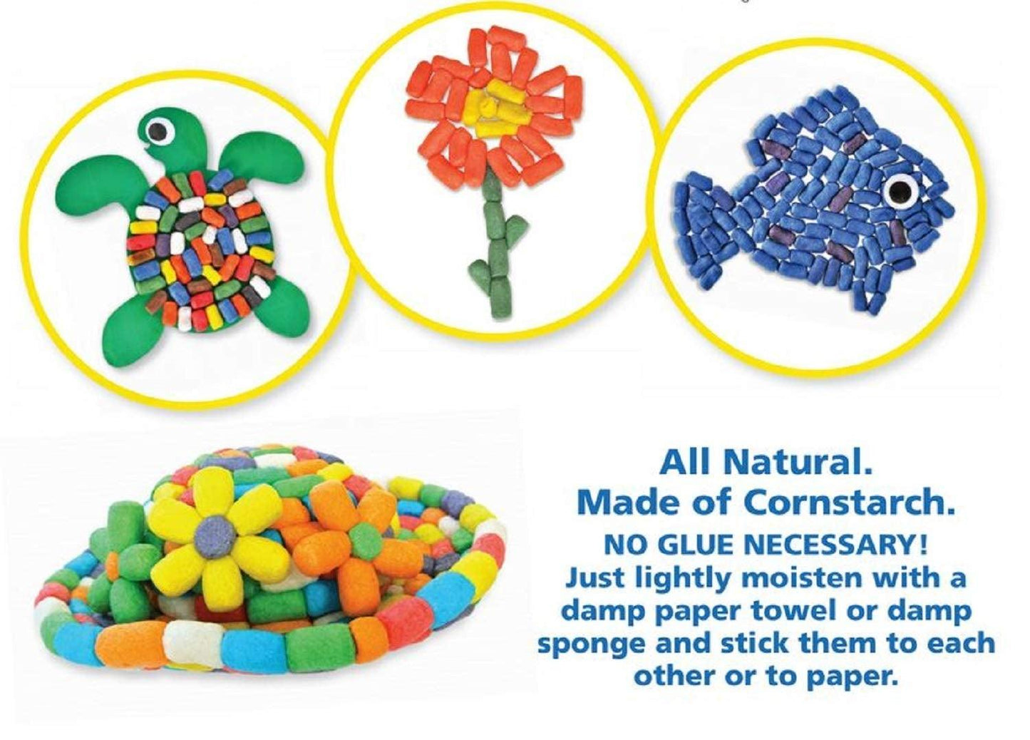 Super Puffs Mini - Bold Colors (300 Pack) - EconoCrafts