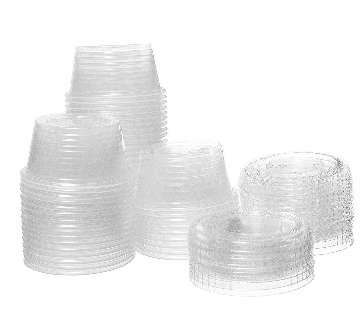 Soufflé Cups With Lids - 2 oz (125 Pack) - EconoCrafts
