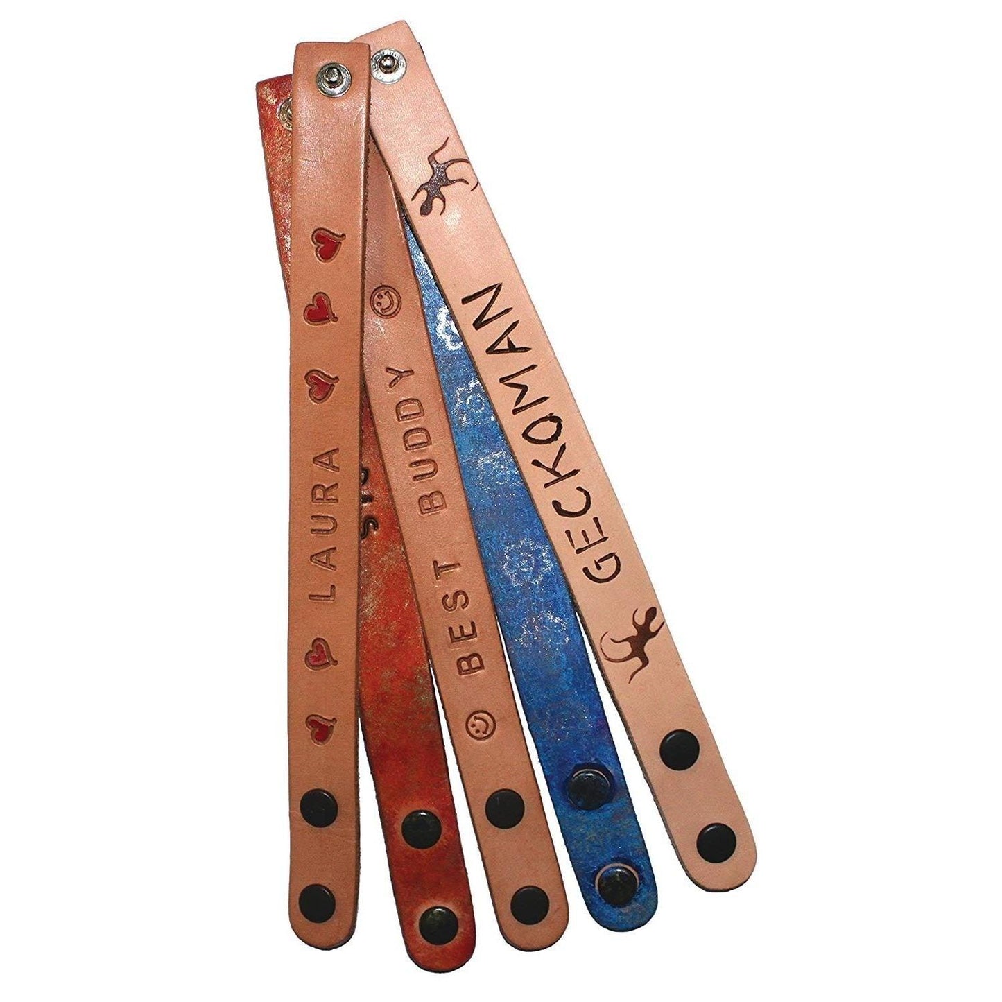 DIY Leather Wristbands - 1" x 8" (12 Pack) - EconoCrafts