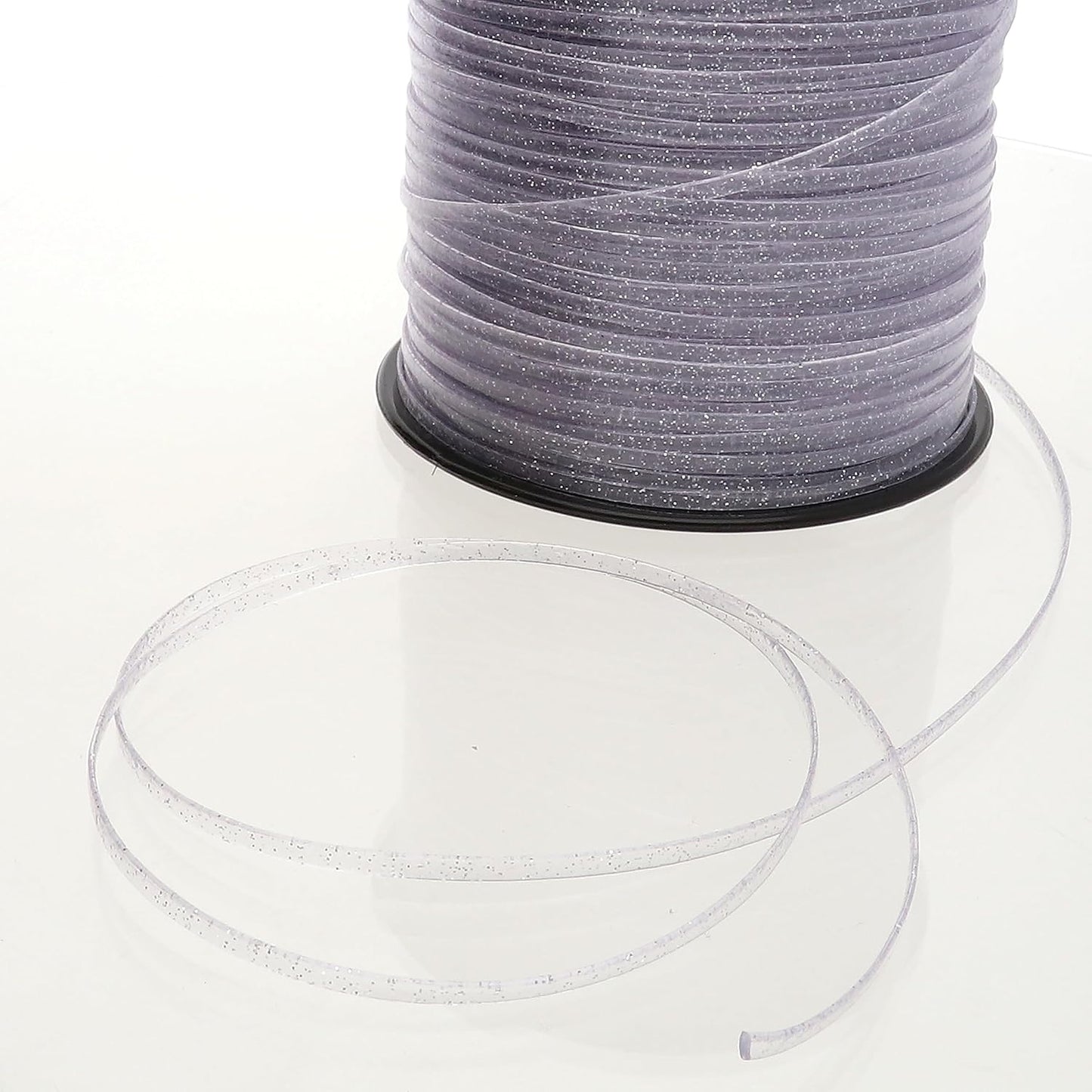 Sparkle Rexlace Plastic Lacing - Silver
