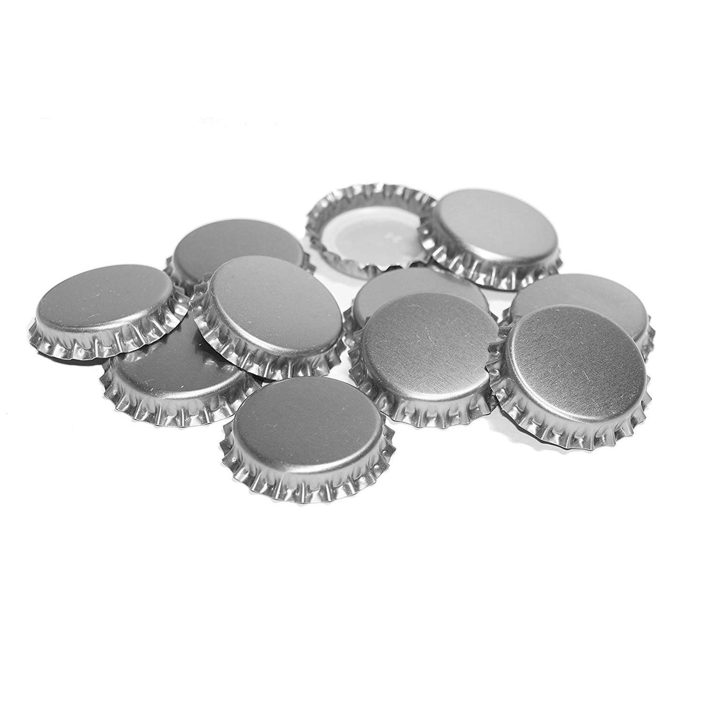 Chrome Bottle Caps (108 Pack) - EconoCrafts