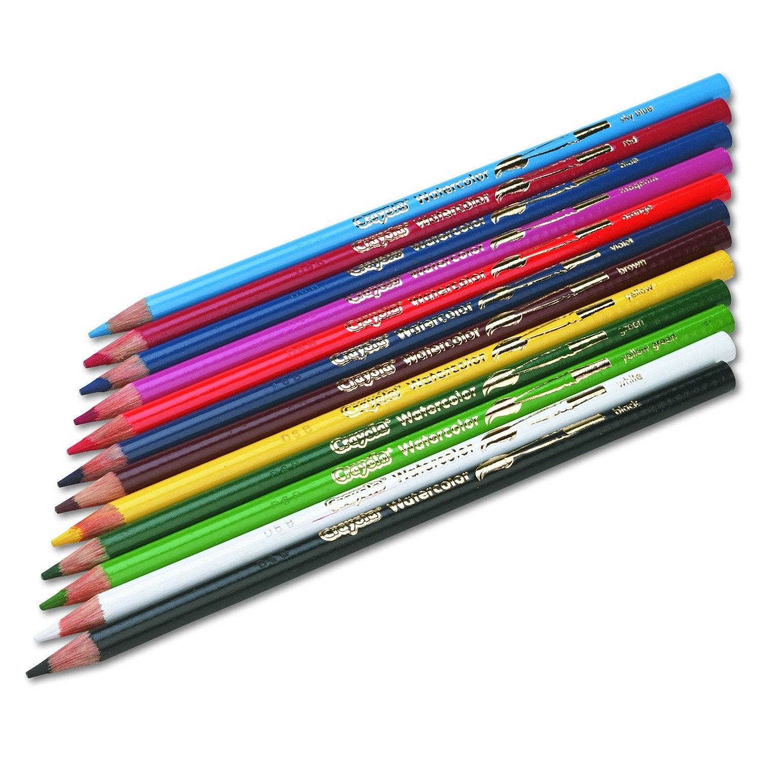 Crayola Watercolor Pencils - 12 Colors - EconoCrafts